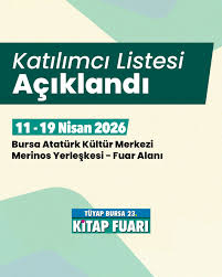 Bursa Kitap Fuarı 2026 Katılımcı