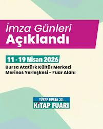 Bursa Kitap Fuarı 2026 İmza Günleri